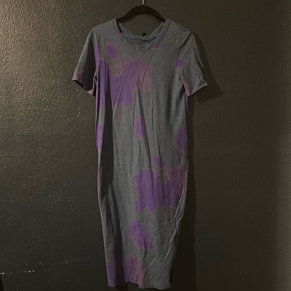 COS ice dyed t shirt dress